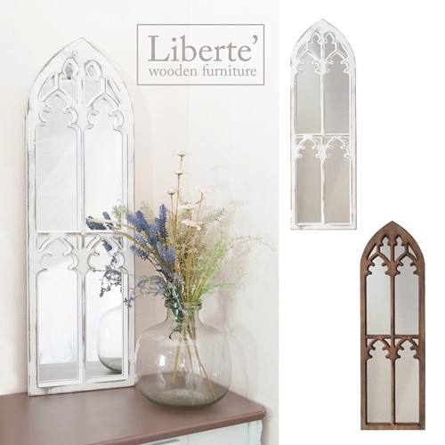 ウッデンウインドウミラー[Liberte' リベルテ]【メーカー直送品】