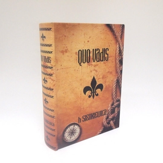 【引き出し型】BOOK BOX ブックボックス(本型箱)(Lサイズ)／QUO VADIS