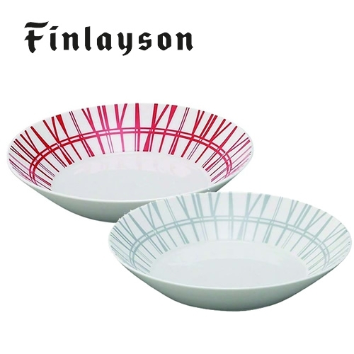 <Finlayson>フィンレイソンCORONNA(コロナ) パスタプレートペア