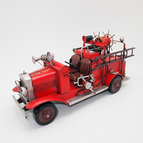 ブリキのおもちゃ車 クラシック消防車(Lサイズ)