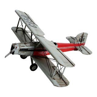 ブリキのおもちゃ飛行機 複葉C150(Lサイズ)