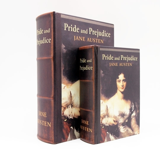 BOOK BOX ブックボックス 2個セット(本型箱) (LL・Mサイズ)／Pride and Prejudice