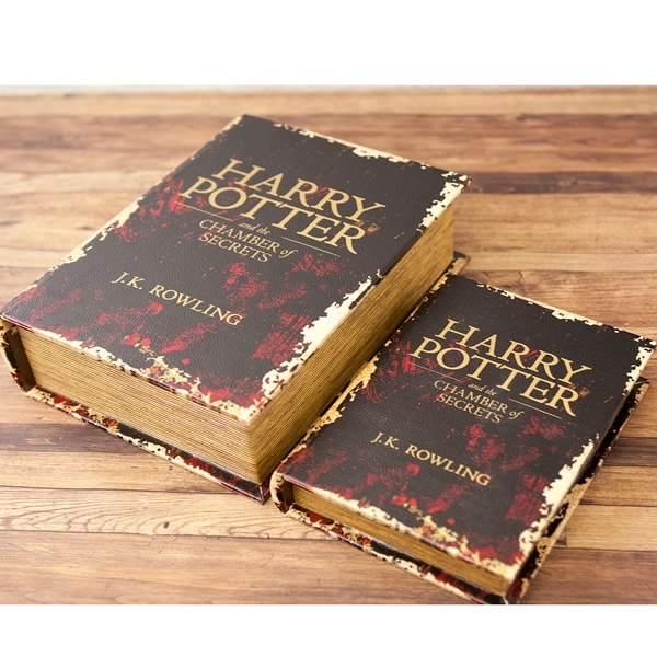 BOOK BOX ブックボックス (本型箱)2個セット【単品販売可】 (LL・Mサイズ)／HARRY POTTER