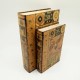 BOOK BOX ブックボックス 2個セット(本型箱) (LL・Lサイズ)／Paris papillon