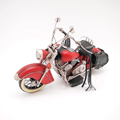 ブリキのおもちゃバイク インディアン(Indian)モデルウエスタンオートバイ(Lサイズ)