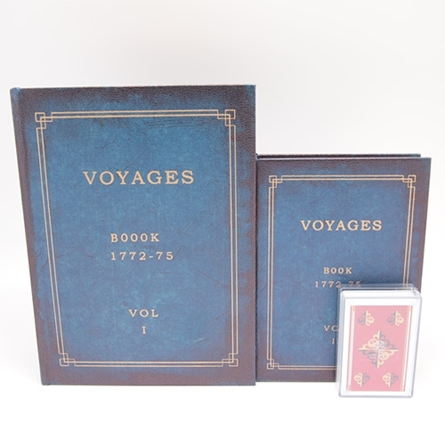 BOOK BOX ブックボックス (本型箱)2個セット【単品販売可】 (LL・Mサイズ)／Voyages