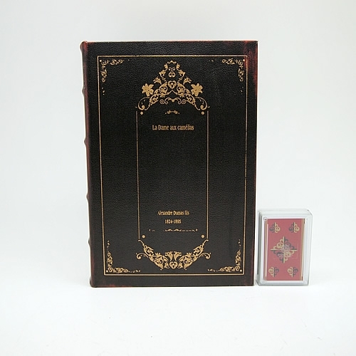 BOOK BOX ブックボックス(本型箱) (LLサイズ スリム型)／～La Dame aux camelias～／ブラック【取り寄せ品／納期1週間前後】