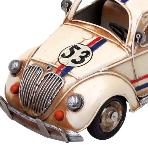 ブリキのおもちゃ車 フォルクスワーゲン Volkswagen ビートル レーシングカー Herbie ハービー モデル Mサイズ 大人のインテリア雑貨 通販