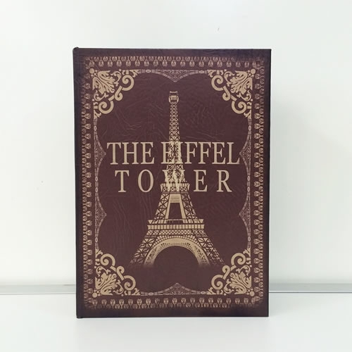 BOOK BOX ブックボックス 3個セット(本型箱)(特大LL・L・Mサイズ)／THE EIFFEL TOWER【取り寄せ品／納期1週間前後】