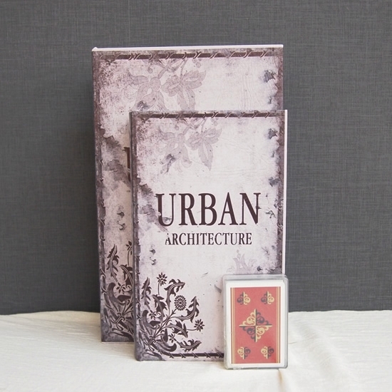 BOOK BOX ブックボックス 2個セット(本型箱)(特大LL・LLサイズ)／URBAN ARCHITECTURE【取り寄せ品／納期1週間前後】