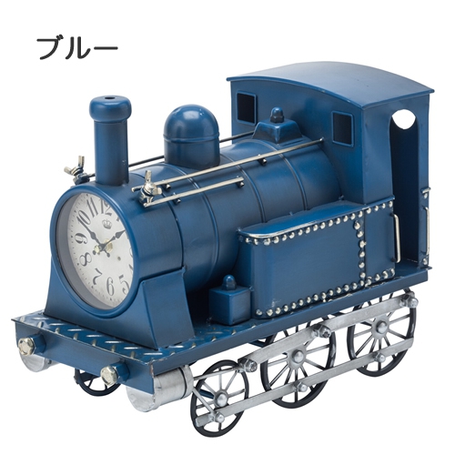 ヴィンテージモチーフクロック／機関車【取り寄せ品／納期10日前後】