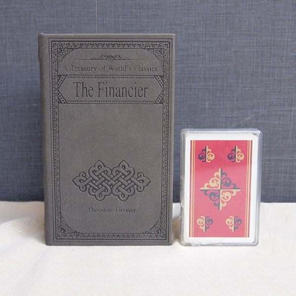 BOOK BOX ブックボックス(本型箱) (Mサイズ)／The Financie(グレー)