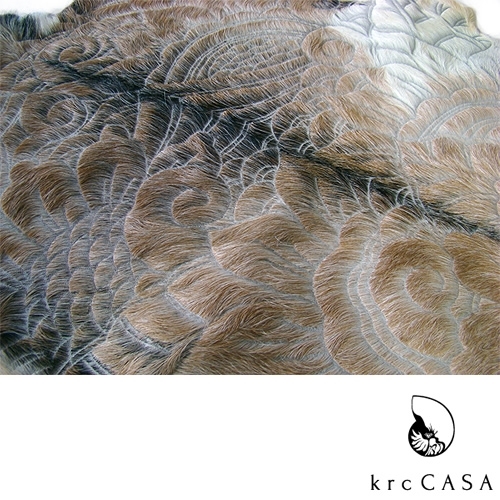 【送料無料】<krcCASA>GOAT SKIN MAT ゴートスキンマット【メーカー直送品】