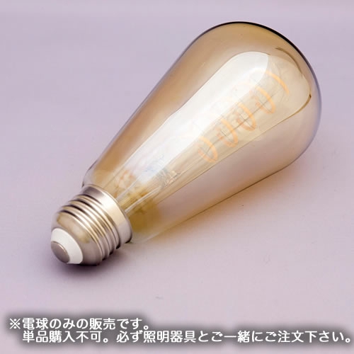 ※※単品購入不可※※ LEDエジソン型電球／スパイラルフィラメント