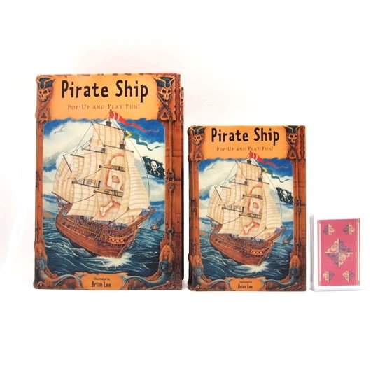 BOOK BOX ブックボックス 2個セット(本型箱) (LL・Mサイズ)／～Pirate Ship～