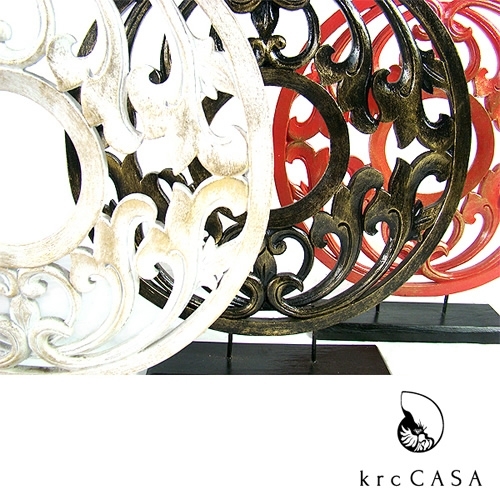 【送料無料】<krcCASA>WOOD ORNAMENT ウッドオーナメント【メーカー直送品】