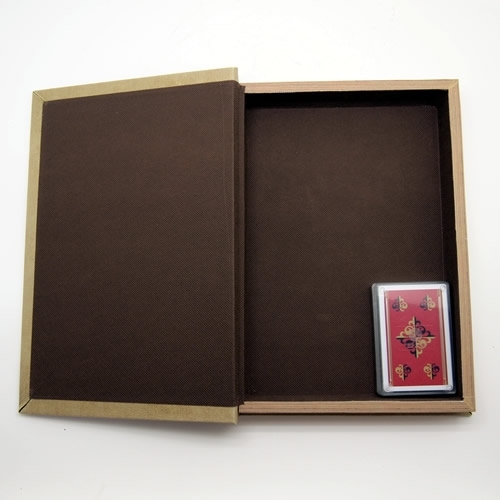 BOOK BOX ブックボックス(本型箱) (LLサイズ スリム型)／～La Dame aux camelias～／ベージュ【取り寄せ品／納期1週間前後】