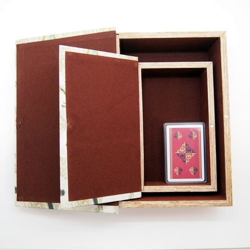 BOOK BOX ブックボックス 2個セット(本型箱) (LL・Mサイズ)／Butterfly& Cherryblossoms