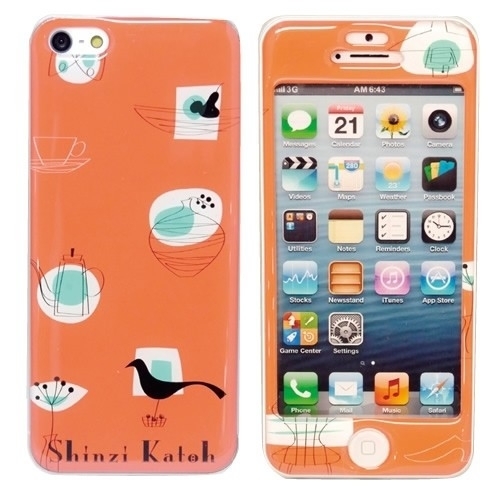 【アウトレットセール】《Shinzi Katoh Design》iPhone5／5s デコレーションステッカー／3枚セット