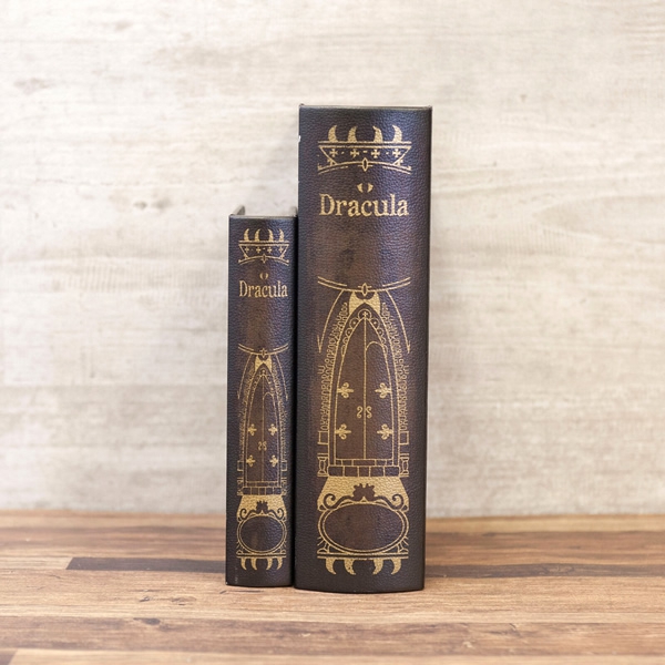 BOOK BOX ブックボックス (本型箱)2個セット【単品販売可】 (LL・Mサイズ)／Dracula