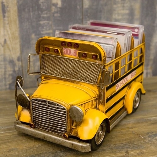 ブリキのおもちゃ車 Cd Dvdbox スクールバス Mサイズ 大人のインテリア雑貨 通販