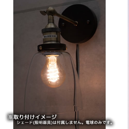 ※※単品購入不可※※ LED梨型電球／スパイラルフィラメント