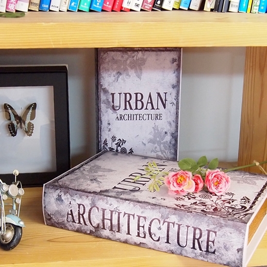 BOOK BOX ブックボックス 2個セット(本型箱)(特大LL・LLサイズ)／URBAN ARCHITECTURE【取り寄せ品／納期1週間前後】